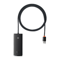USB Hub Baseus Lite 4-in-1 USB-A to USB3.0*4 + Type-C 1� ������ 