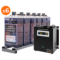 �������� ���������� ������� ��� ����������� LP (LogicPower) ��� + OPzS ������� (UPS W1000 + ��� OPzS 3860W) 