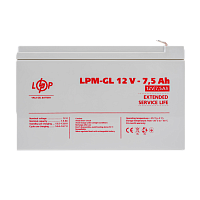 ����������� ������� LPM-GL 12V - 7.5 Ah 