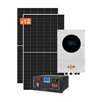 ��������� �������������� (���) ������� 6kW ��� 5.1kWh LiFePO4 100 Ah 