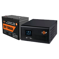 �������� ���������� ������� LP (LogicPower) ��� + �������� (LiFePO4) ������� (UPS 430VA + ��� LiFePO4 1280W) 