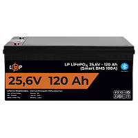 ����������� LP LiFePO4 25,6V - 120 Ah (3072Wh) (Smart BMS 100�) � BT ������� ��� ��� 