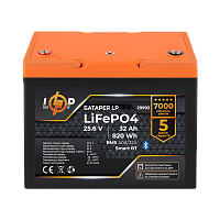 ����������� LP LiFePO4 25,6V - 32 Ah (820Wh) (BMS 40A/32�) ������� Smart BT 