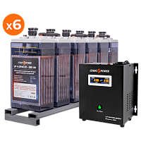 �������� ���������� ������� ��� ����������� LP (LogicPower) ��� + OPzS ������� (UPS W800 + ��� OPzS 3860W) 