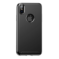����� Baseus ��� iPhone X/Xs Soft Case Black (WIAPIPHX-SJ01) 