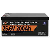 ����������� LP LiFePO4 24V (25,6V) - 200 Ah (5120Wh) (Smart BMS 100�) � BT ������� 