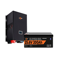 �������� ���������� ������� LP (LogicPower) ��� + �������� (LiFePO4) ������� (UPS 3600VA + ��� LiFePO4 5120W) 