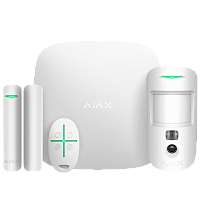 ��������� �������� ������� ������������ AJAX StarterKit Cam Plus (white) 