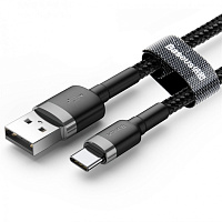 ������ Baseus Cafule USB 2.0 to Type-C 3A 1M ������/����� (CATKLF-BG1) 