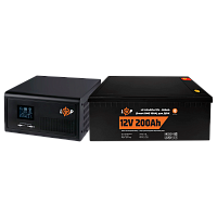 �������� ���������� ������� LP (LogicPower) ��� + �������� (LiFePO4) ������� (UPS 1000VA + ��� LiFePO4 2560W) 