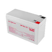 ����������� ������� LP-GL 12V - 7.2 Ah Silver 