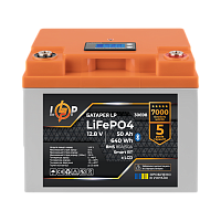 ����������� LP LiFePO4 12,8V - 50 Ah (640Wh) (BMS 80�/50A) ������� LCD Smart BT 